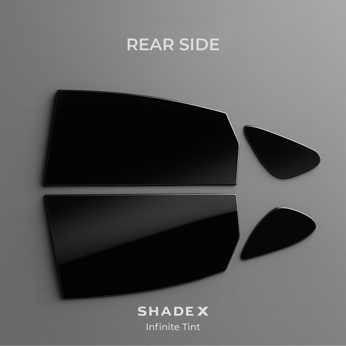 ShadeX Reusable Custom Cut Tint – Rear side