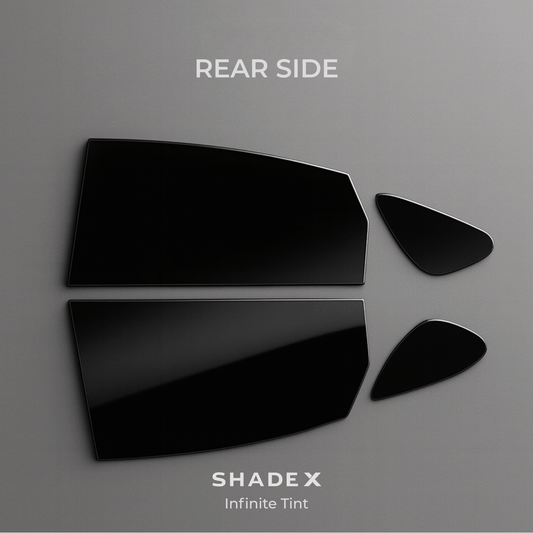 ShadeX Reusable Custom Cut Tint – Rear side