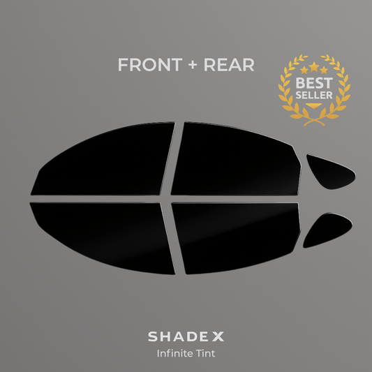ShadeX Reusable Custom Cut Tint – Front + Rear